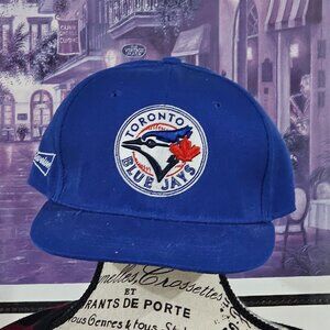 Toronto Blue Jay Hat one size fit all Budweiser emblem and blue jay patch on fro